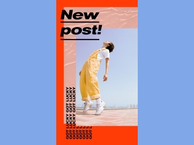 潮流酷炫创意拼贴淘宝男装图文排版psd模板宣传广告设计ps素材