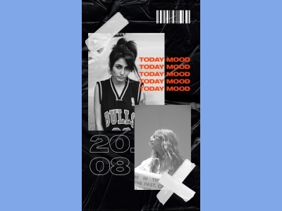 潮流酷炫创意拼贴淘宝男装图文排版psd模板宣传广告设计ps素材