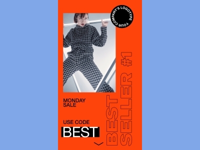 潮流酷炫创意拼贴淘宝男装图文排版psd模板宣传广告设计ps素材