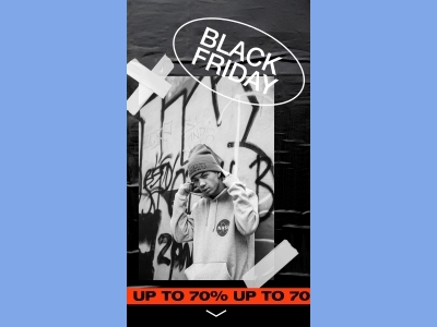 潮流酷炫创意拼贴淘宝男装图文排版psd模板宣传广告设计ps素材