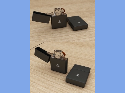 中国风新年文创样机套装包装贴图组合毕设作品产品效果图展示PSD设计素材打火机