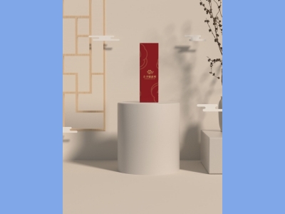 中国风新年文创样机套装包装贴图组合毕设作品产品效果图展示PSD设计素材