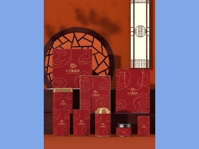 中国风新年文创样机套装包装贴图组合毕设作品产品效果图展示PSD设计素材
