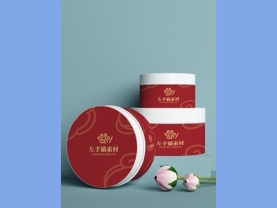 中国风新年文创样机套装包装贴图组合毕设作品产品效果图展示PSD设计素材礼盒