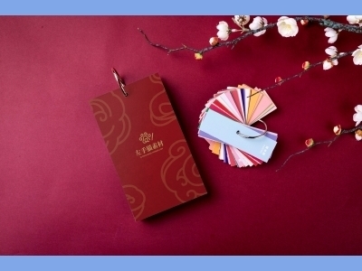 中国风新年文创样机套装包装贴图组合毕设作品产品效果图展示PSD日历色卡