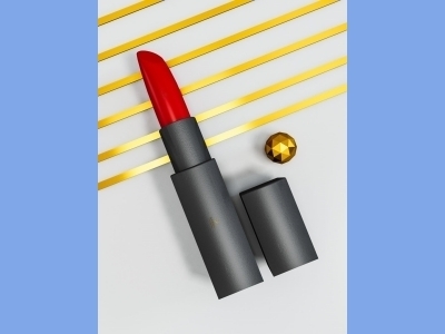 中国风新年文创样机套装包装贴图组合毕设作品产品效果图展示PSD口红