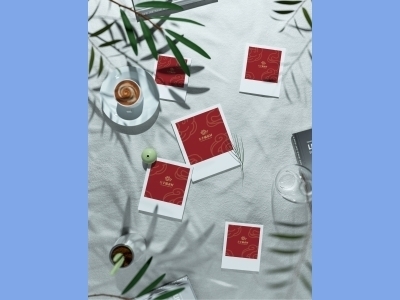 中国风新年文创样机套装包装贴图组合毕设作品产品效果图展示PSD照片相纸