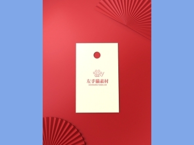 中国风新年文创样机套装包装贴图组合毕设作品产品效果图展示PSD