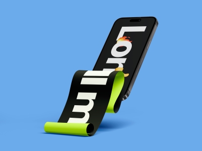 苹果手机14 Pro屏幕UI长图推文界面展示样机智能贴图PSD设计素材