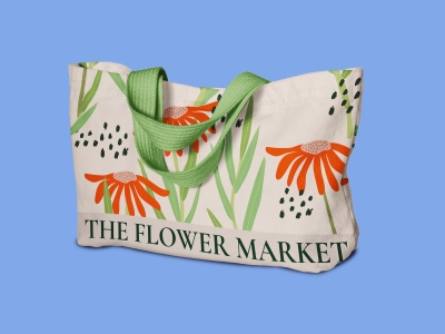 高端整套毕设文创品牌周边VI提案效果展示贴图样机PSD设计素材帆布袋