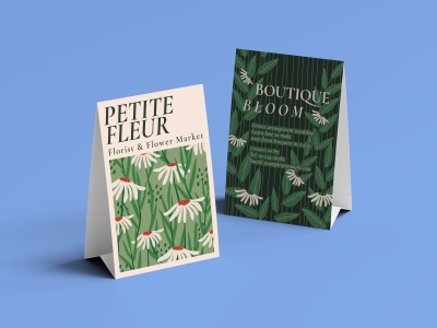 高端整套毕设文创品牌周边VI提案效果展示贴图样机PSD设计素材台卡