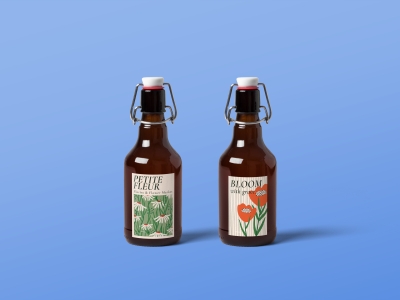 高端整套毕设文创品牌周边VI提案效果展示贴图样机PSD设计素材酒瓶