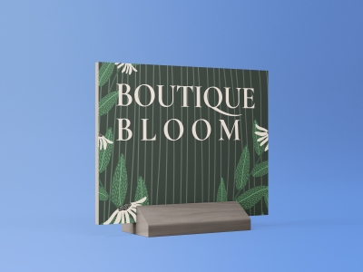 高端整套毕设文创品牌周边VI提案效果展示贴图样机PSD设计素材桌卡台卡