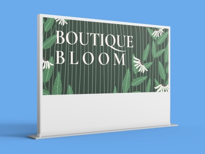 高端整套毕设文创品牌周边VI提案效果展示贴图样机PSD广告立牌