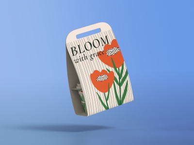 高端毕设文创品牌周边VI提案效果展示贴图样机PSD咖啡打包袋