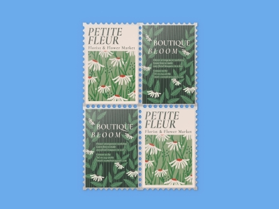 高端毕设文创品牌周边VI提案效果展示贴图样机PSD邮票