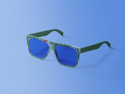 高端毕设文创品牌周边VI提案效果展示贴图样机PSD眼镜太阳镜