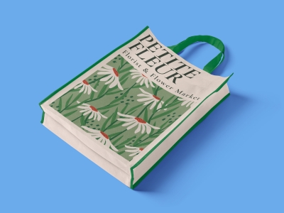 高端毕设文创品牌周边VI提案效果展示贴图样机PSD纸袋手提袋帆布袋