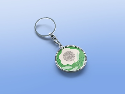 高端毕设文创品牌周边VI提案效果展示贴图样机PSD钥匙扣