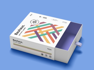 正方形抽屉礼盒抽拉纸盒产品包装盒设计展示PSD样机贴图素材模板