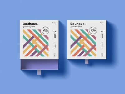 正方形抽屉礼盒抽拉纸盒产品包装盒设计展示PSD样机贴图素材模板