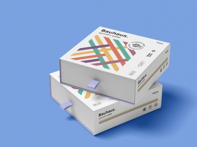 正方形抽屉礼盒抽拉纸盒产品包装盒设计展示PSD样机贴图素材模板