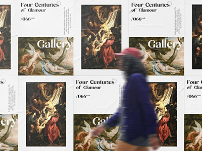 美术馆艺术作品展览馆门票画展毕业展文创设计样机海报户外广告