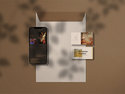 美术馆艺术作品展览馆门票画展毕业展文创设计样机文件袋手机名片门票