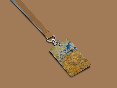 美术馆艺术作品展览馆门票画展毕业展文创设计样机工作证