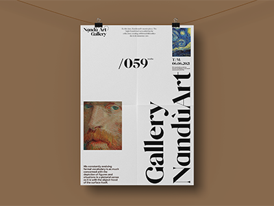 美术馆艺术作品展览馆门票画展毕业展文创设计样机海报