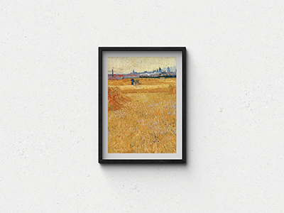 美术馆艺术作品展览馆门票画展毕业展文创设计样机相框