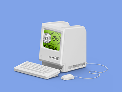 奶茶咖啡饮料甜品校园文创设计品牌vi样机提案PS老式电脑