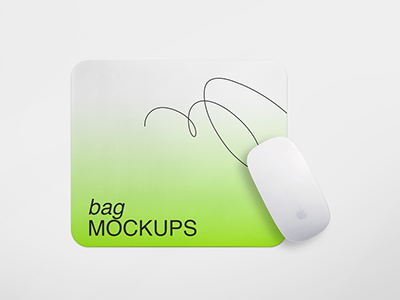 奶茶咖啡饮料甜品校园文创设计品牌vi样机提案PSD鼠标垫