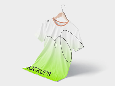 奶茶咖啡饮料甜品校园文创设计品牌vi样机提案PSD短袖T恤