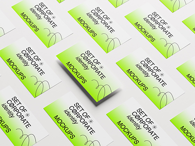 奶茶咖啡饮料甜品校园文创设计品牌vi样机提案PSD名片卡片