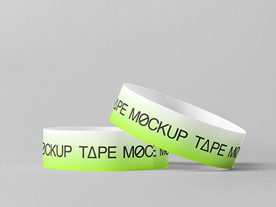 奶茶咖啡饮料甜品校园文创设计品牌vi样机提案PSD手环