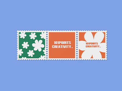 文创VI样机PSD邮票