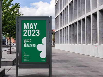 文创VI样机PSD户外广告灯箱公交站