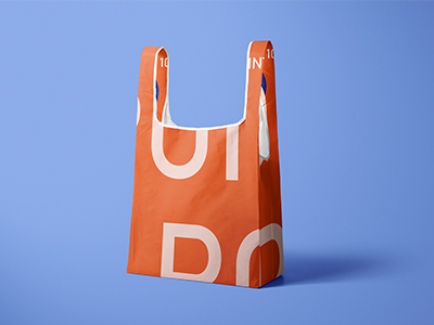 文创品牌餐饮西餐火锅店烤肉VI设计展示效果图PSD手提袋塑料袋