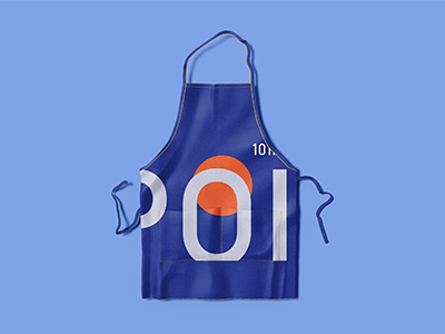 文创品牌餐饮西餐火锅店烤肉VI设计展示效果图PSD围裙