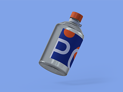 文创品牌餐饮西餐火锅店烤肉VI设计展示效果图PSD玻璃瓶水瓶