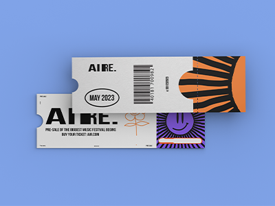 文创样机文具VI衍生周边设计效果展示PSD门票