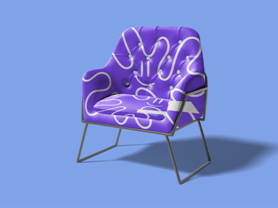 文创样机文具VI衍生周边设计效果展示PSD单人沙发椅子