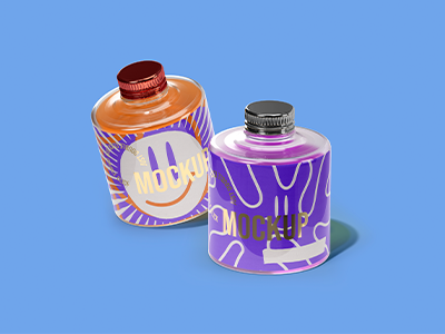 文创样机文具VI衍生周边设计效果展示PSD颜料瓶瓶子