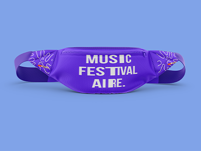 文创样机文具VI衍生周边设计效果展示PSD腰包