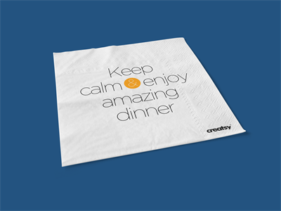 餐巾纸纸巾样机