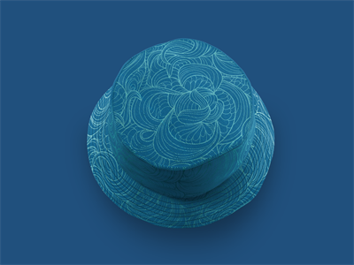 高档渔夫帽水桶帽子品牌设计VI效果图样机展示