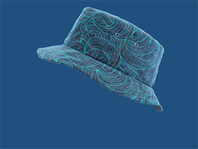 高档渔夫帽水桶帽子品牌设计VI效果图样机展示