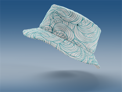 高档渔夫帽水桶帽子品牌设计VI效果图样机展示