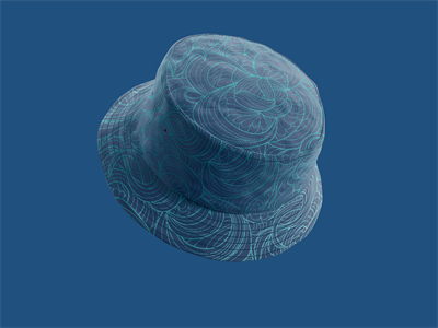 高档渔夫帽水桶帽子品牌设计VI效果图样机展示